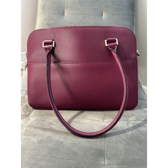 GUC Kate Spade Grove Street Wine Burgundy Handbag Shoulderbag - Picture 2 of 8